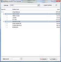 Application Import From Estimate